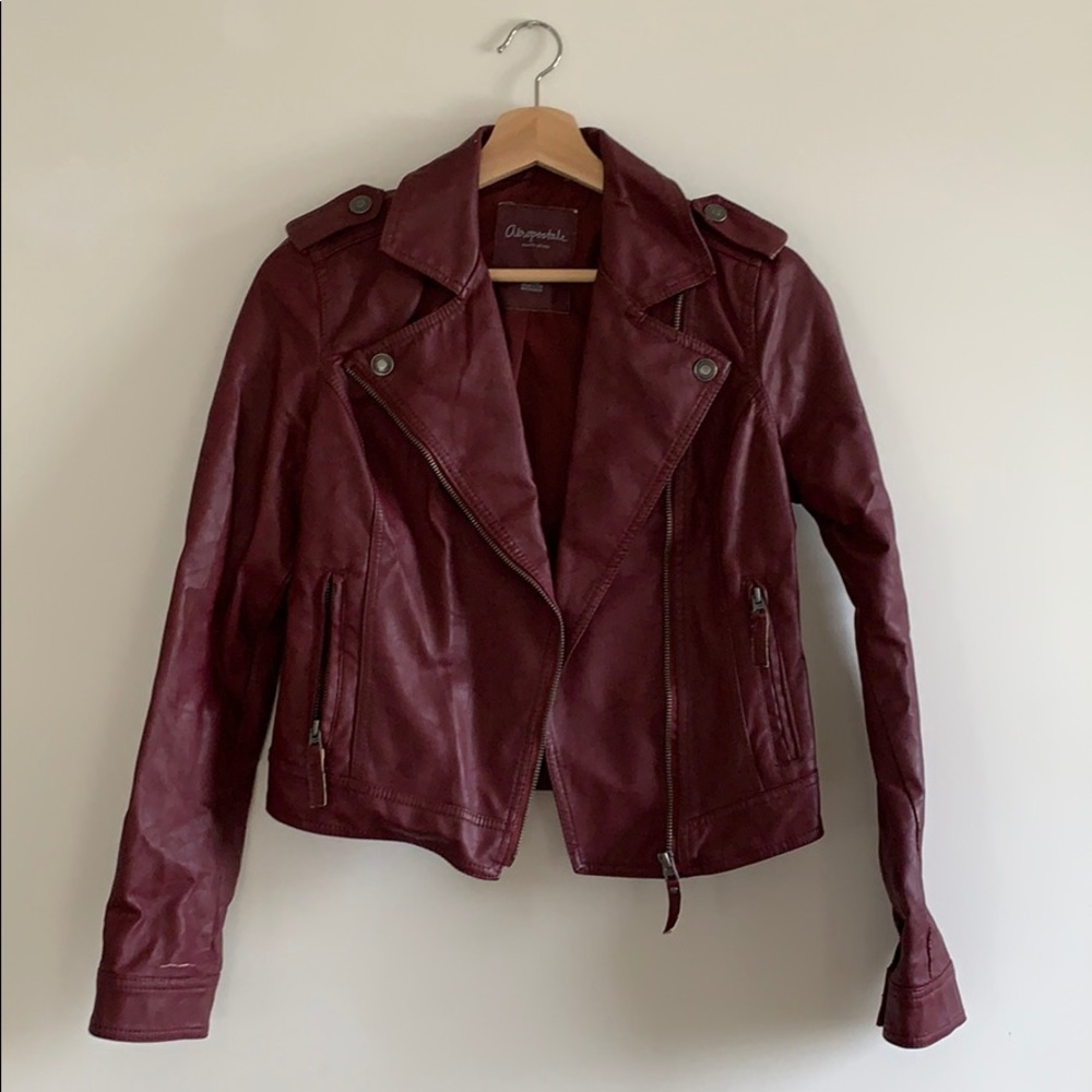 Aeropostale Faux Leather Jacket